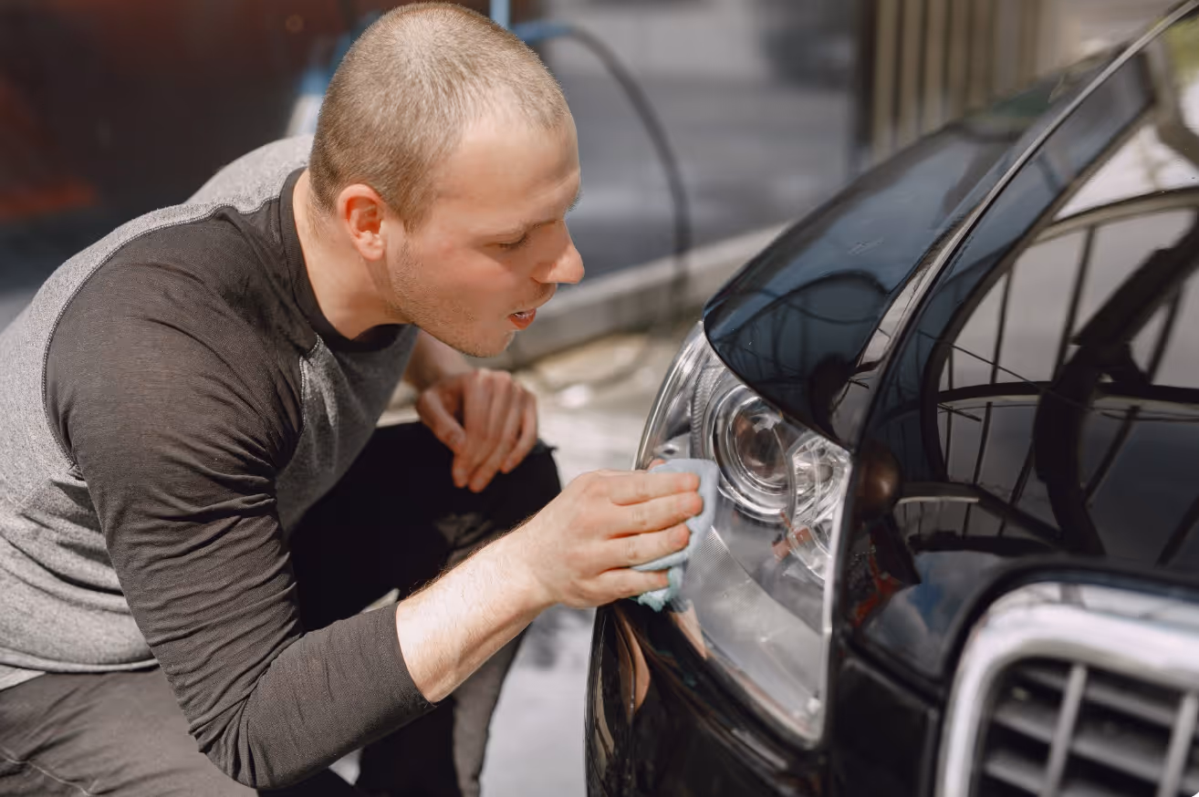 Tesla in a body shop during a collision repair timeline assessment