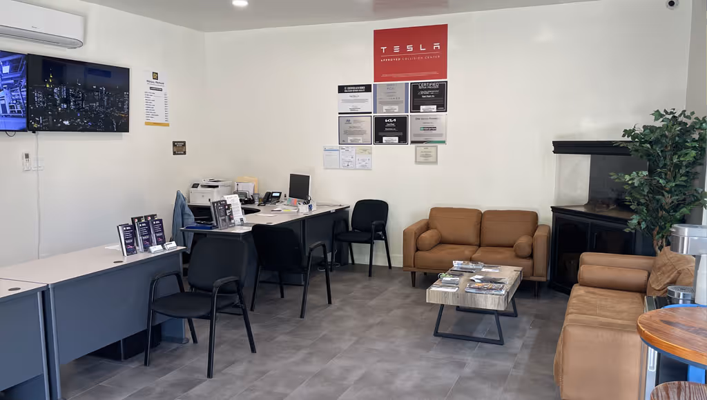 Regal Repair Customer Waiting Area at North Hollywood, CA