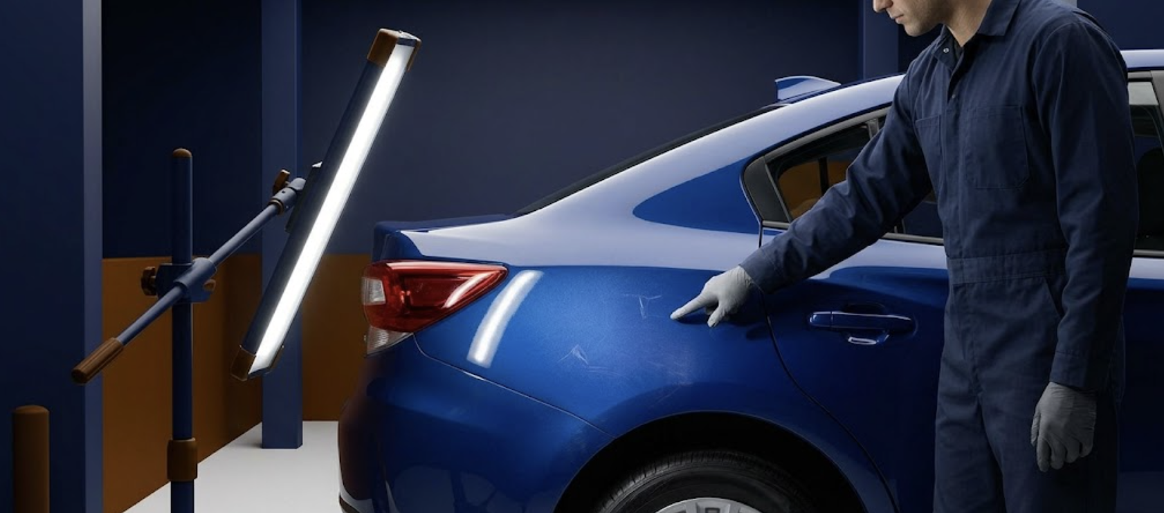 how to polish a car body - Inspect Repaired Area