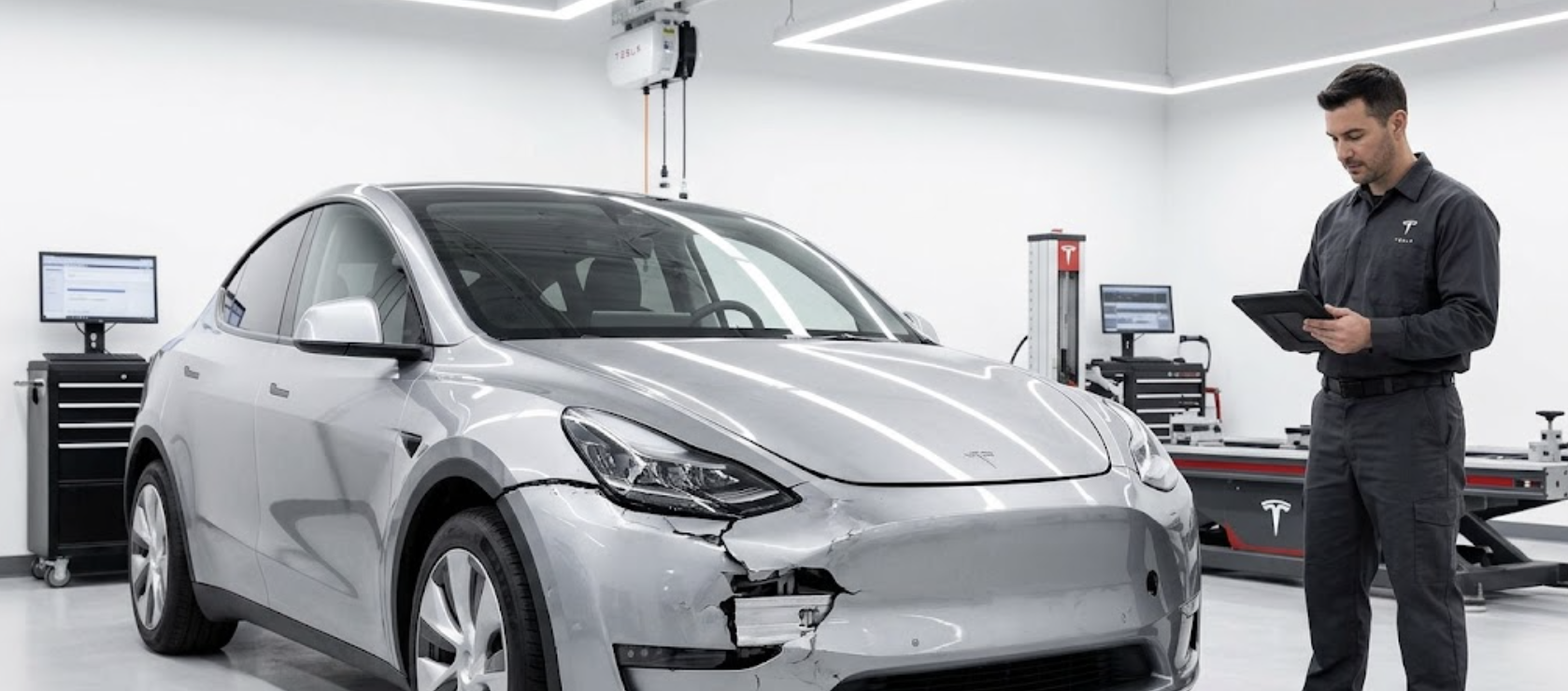 tesla approved body shop