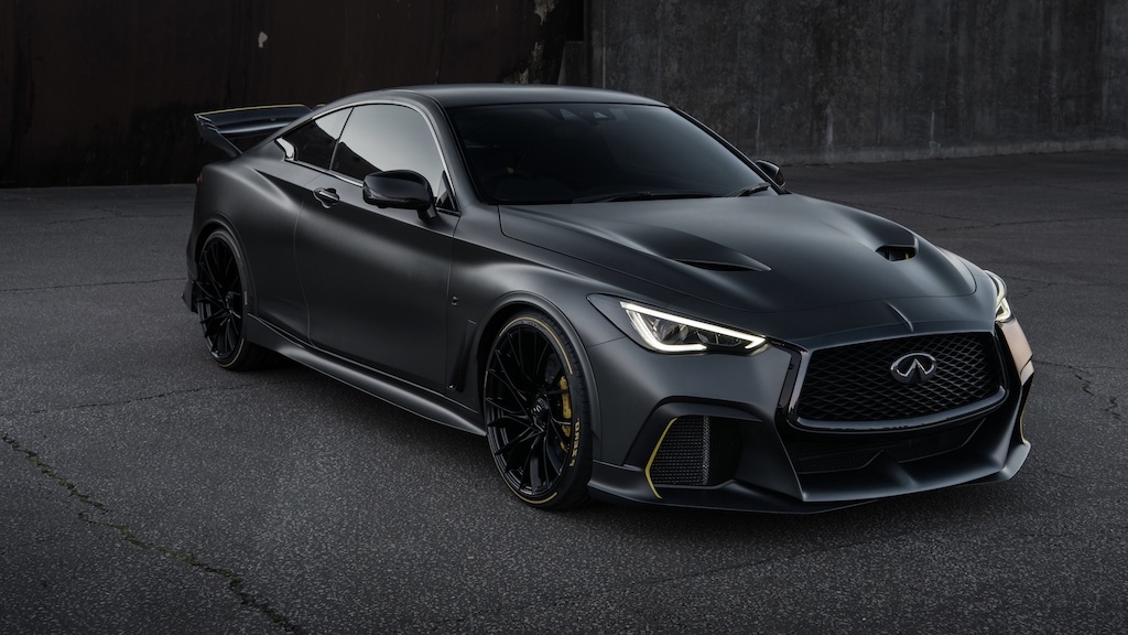 Matte black Infiniti Q60 coupe