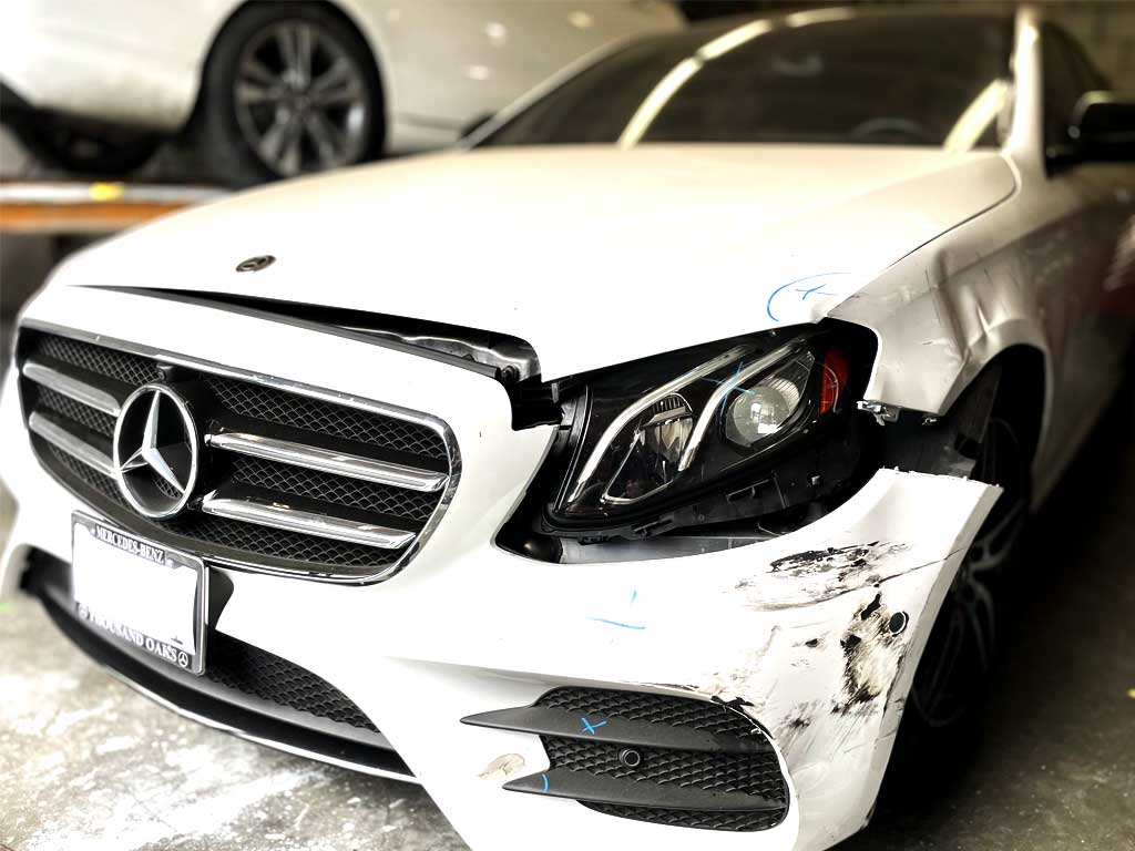 Mercedes-Benz E-Class Collision Damage