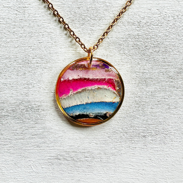 Sunset Stripe Necklace