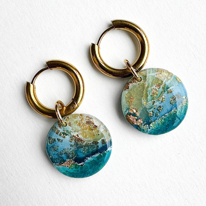 Making Waves Halo Earrings