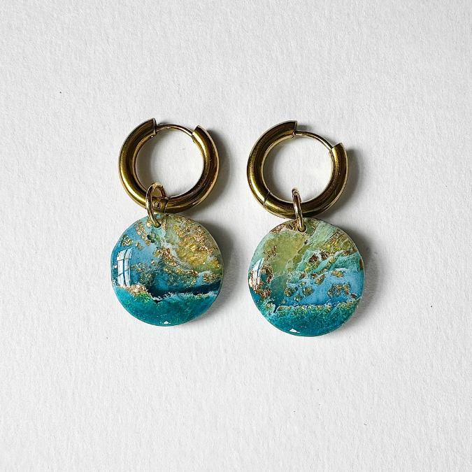 Making Waves Halo Earrings