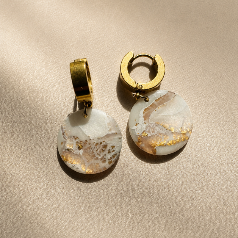 Golden Eclipse Earrings