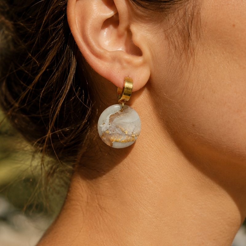 Golden Eclipse Earrings