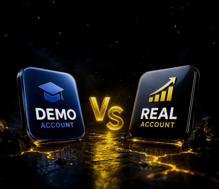 Sự khác biệt giữa tài khoản giao dịch thực và tài khoản demo là gì?
