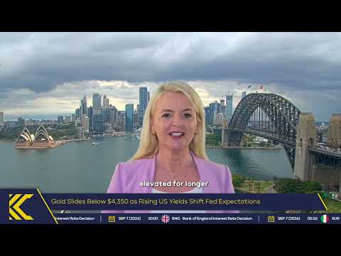 Gold Slides Below $4,350 as Rising US Yields Shift Fed Expectations