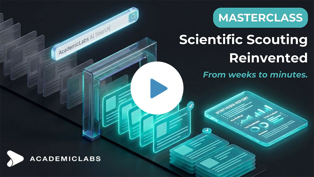 In this Masterclass you'll learn how to Scout Entire Scientific Landscapes in Minutes: AI Workflows for KOLs, Partners, Startups, Assets, Targets & more.