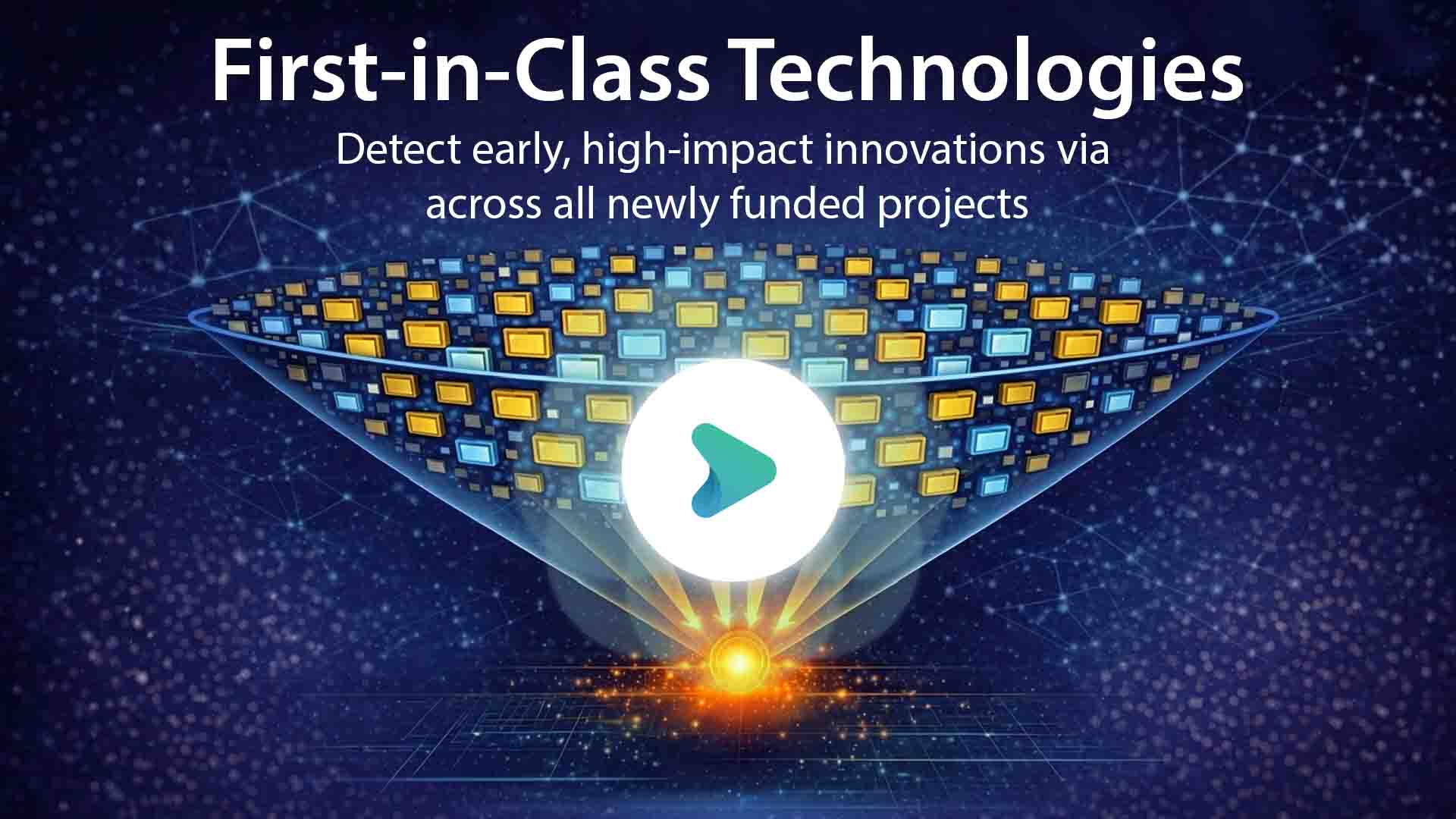 An AcademicLabs demo video showing how to landscape any new innovations in the making acorss new projects