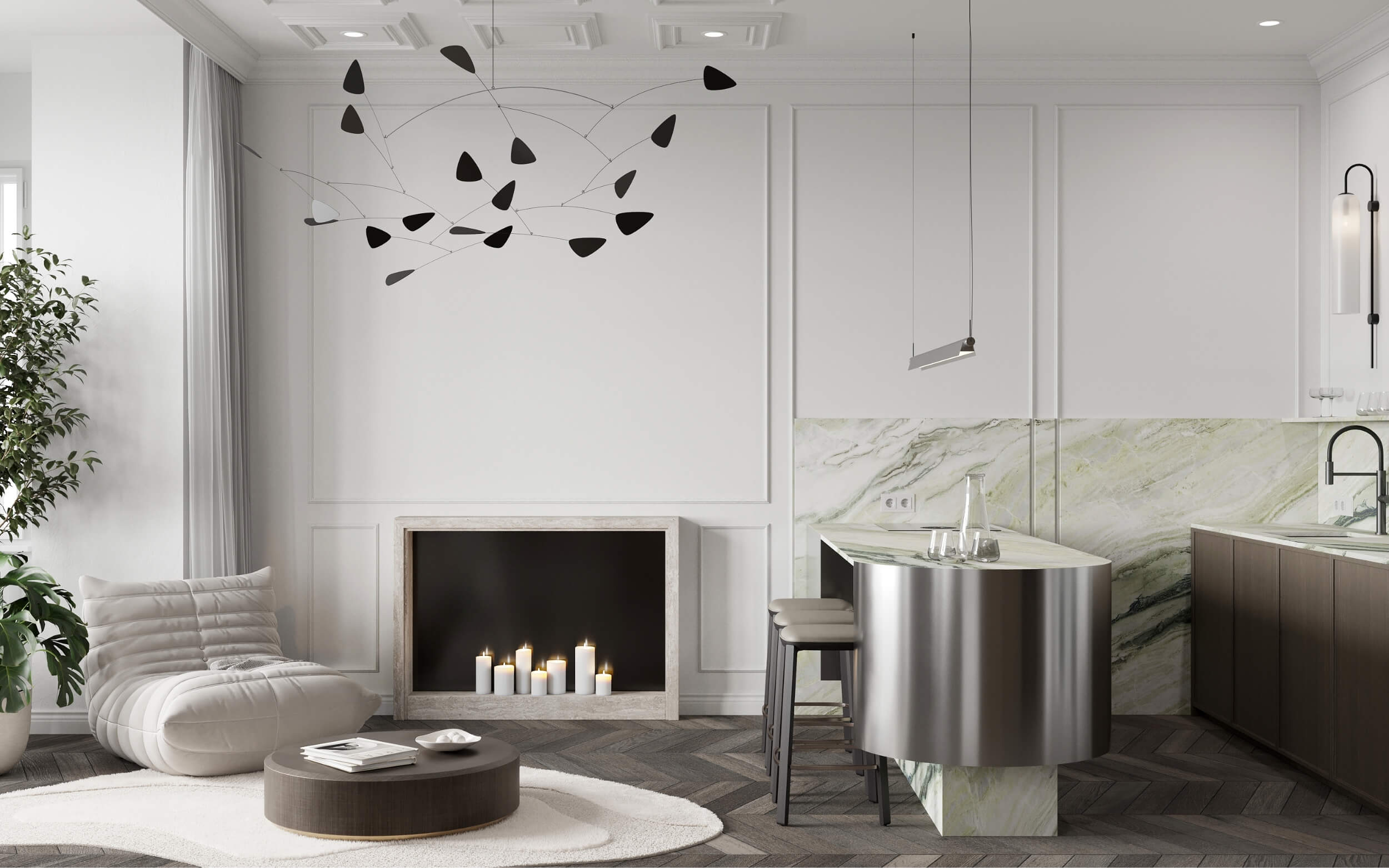 SMLXL - Vinohradská - rekonstrukce půdní vestavby