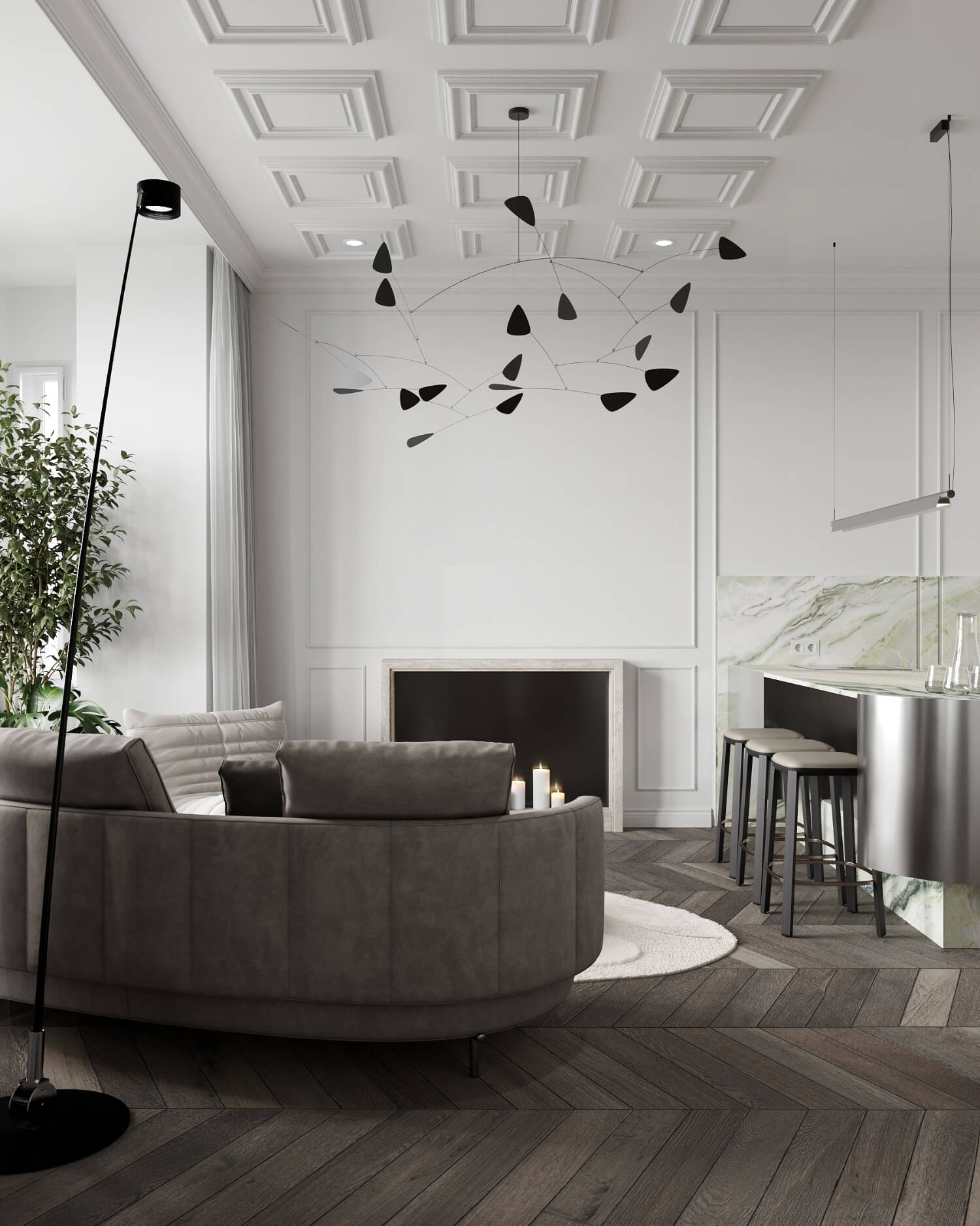 SMLXL - Vinohradská - rekonstrukce půdní vestavby