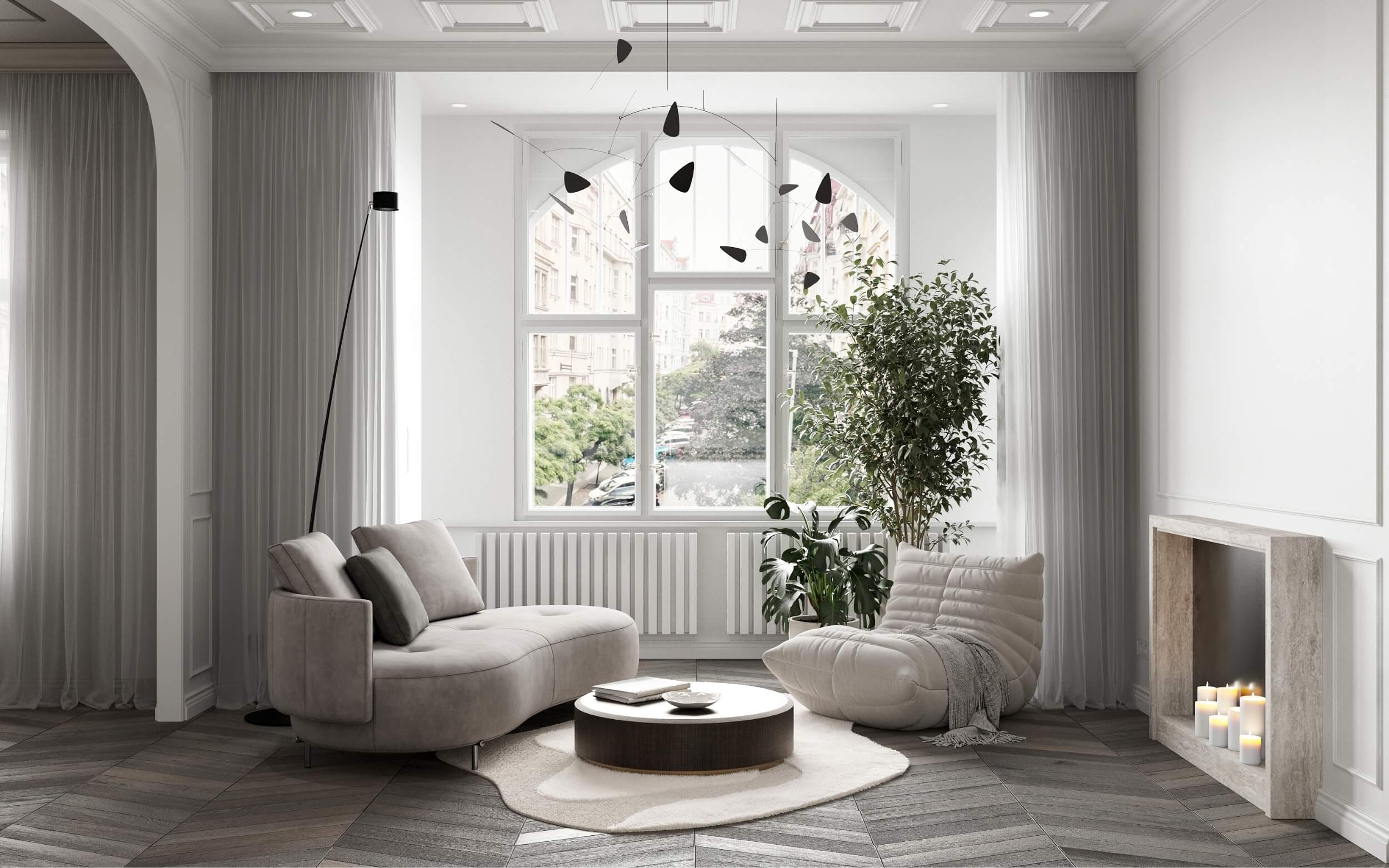 SMLXL - Vinohradská - rekonstrukce půdní vestavby