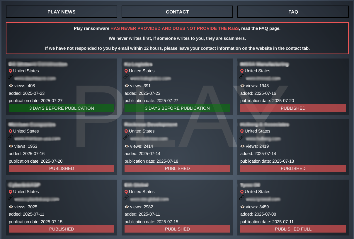 Image showing the date leak website for World Leaks. 