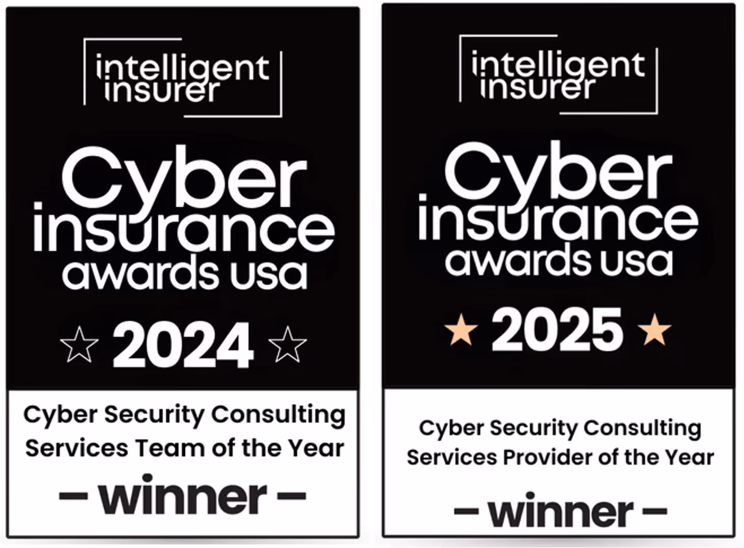 MOXFIVE  awards for Cyber Security Consulting Services Provider of the Year from Intelligent Insurer