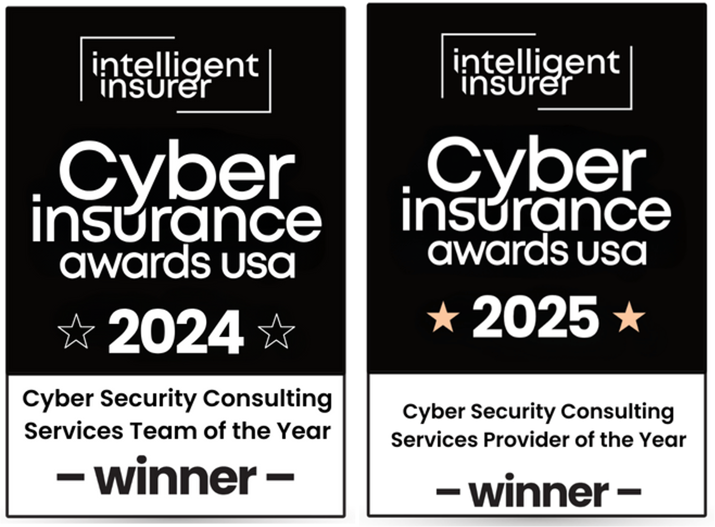 MOXFIVE  awards for Cyber Security Consulting Services Provider of the Year from Intelligent Insurer