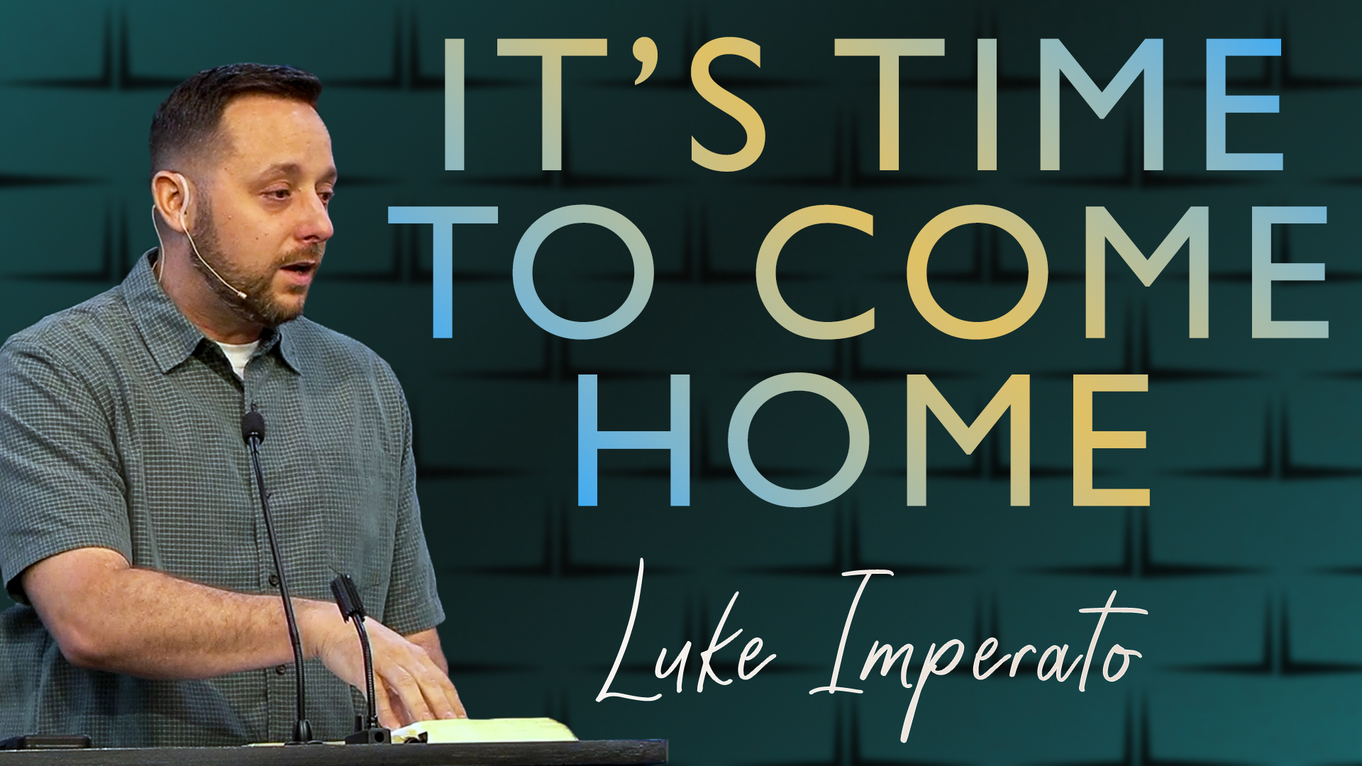 It’s Time to Come Home by Luke Imperato on 06/28/26