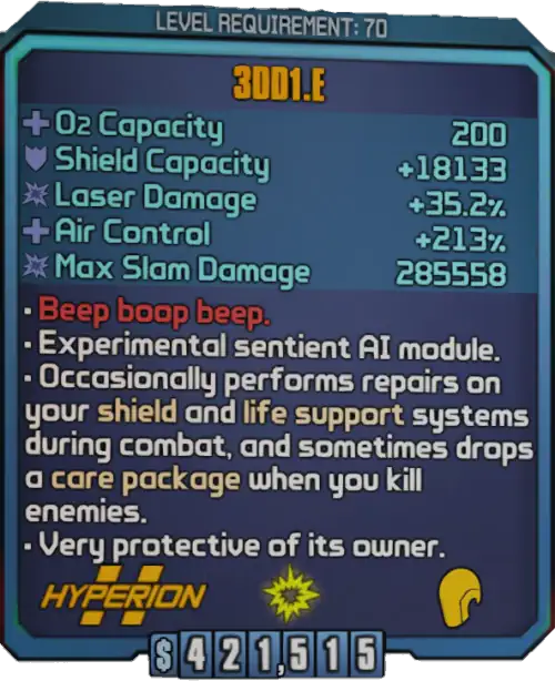 3DD1.E • TPS – Legendary Oz Kit | Lootlemon