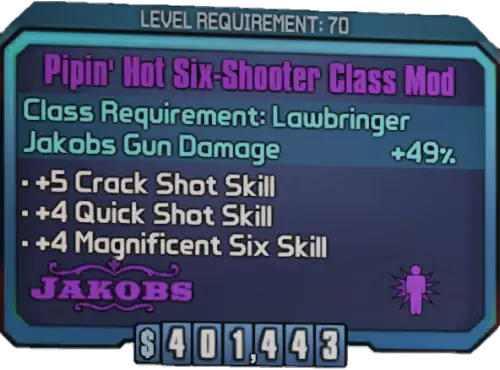 Six-Shooter • TPS – Nisha Class Mod | Lootlemon