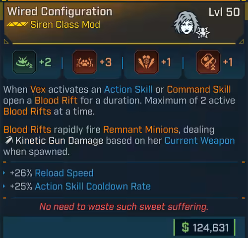 Configuration (Vex-BL4)