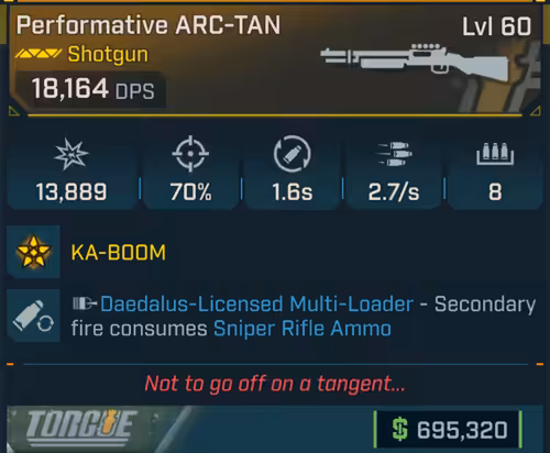 ARC-TAN (Shotgun-BL4)