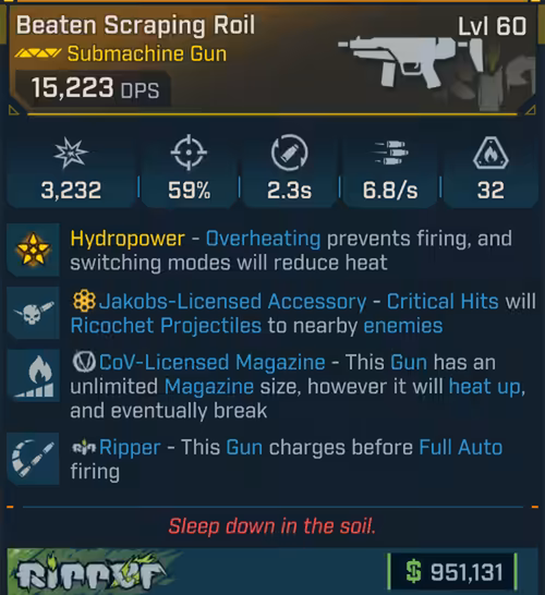 Roil (SMG-BL4)