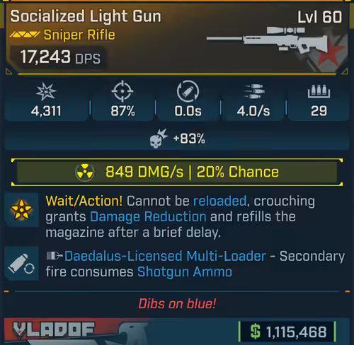 Light Gun (Sniper-BL4)