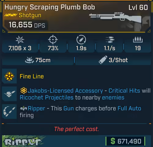 Plumb Bob (Shotgun-BL4)
