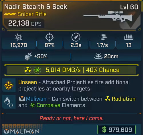 Stealth & Seek (Sniper-BL4)