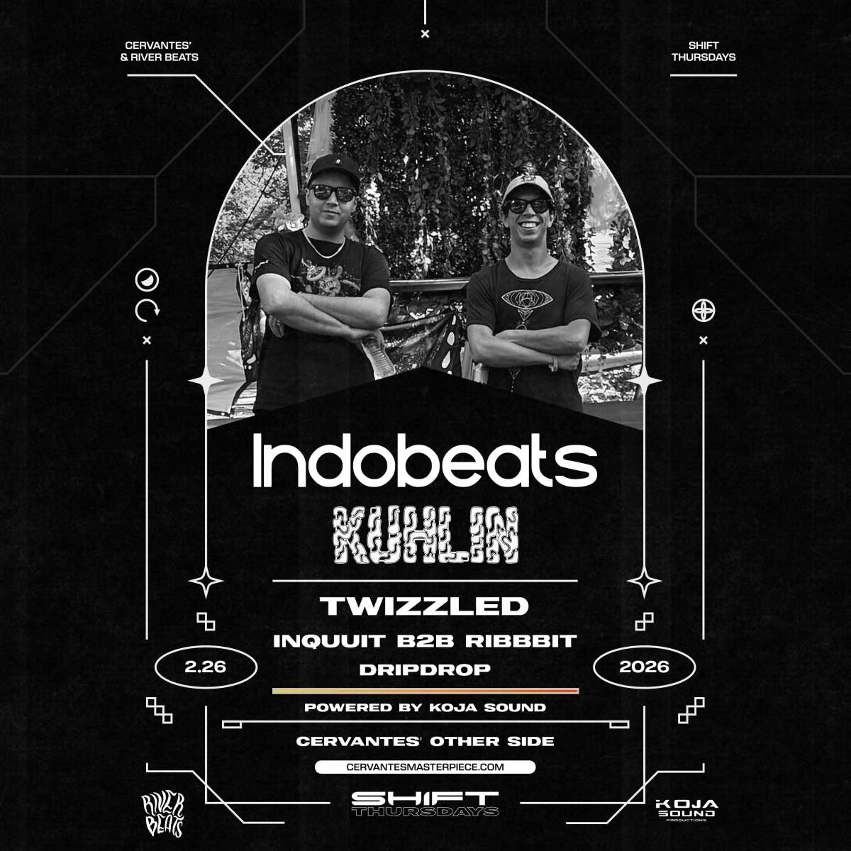 SHIFT Ft. Indobeats & Kuhlin w/ Twizzled, Inquuit b2b Ribbbit, DripDrop