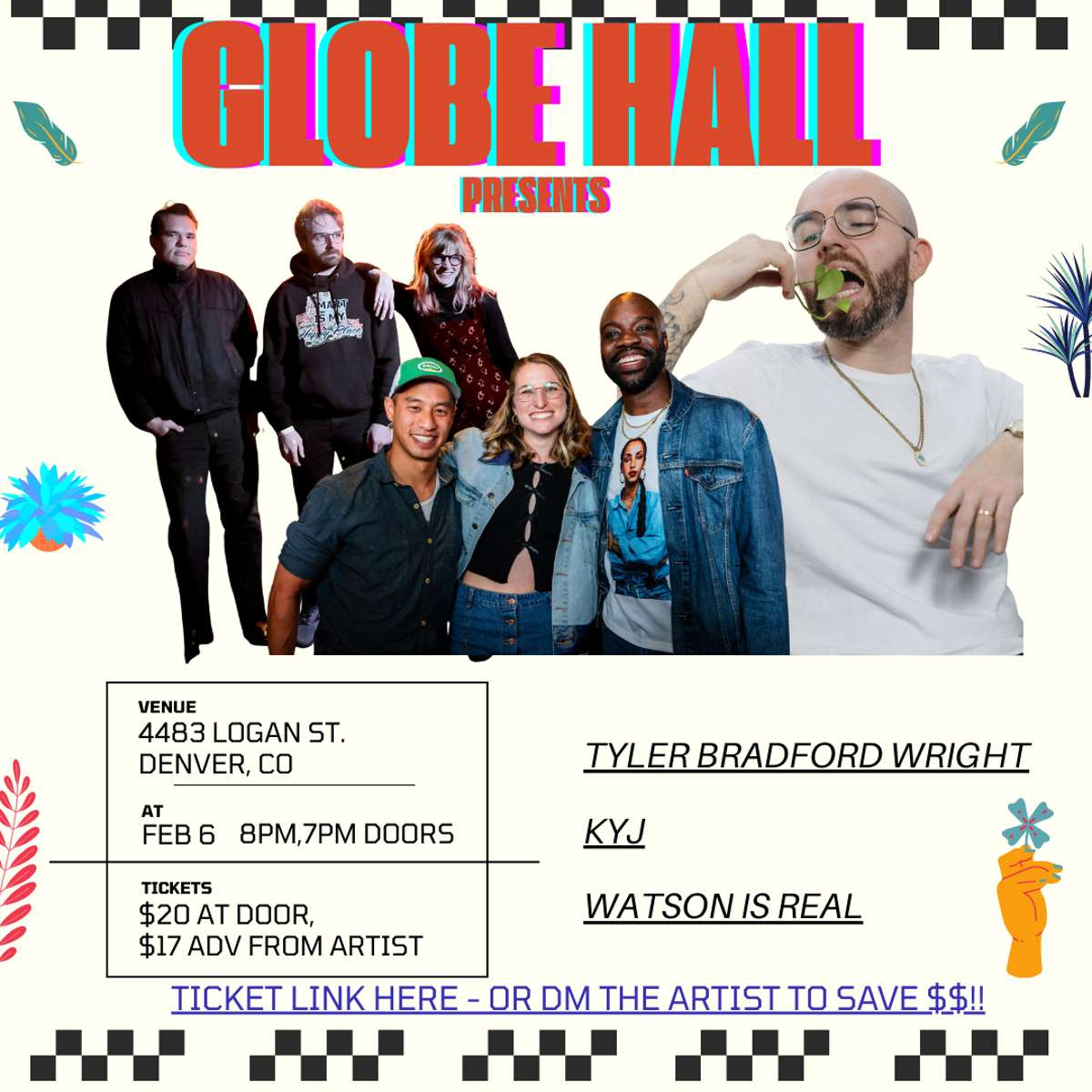 Tyler Bradford Wright w/ KYJ + Watson Is Real