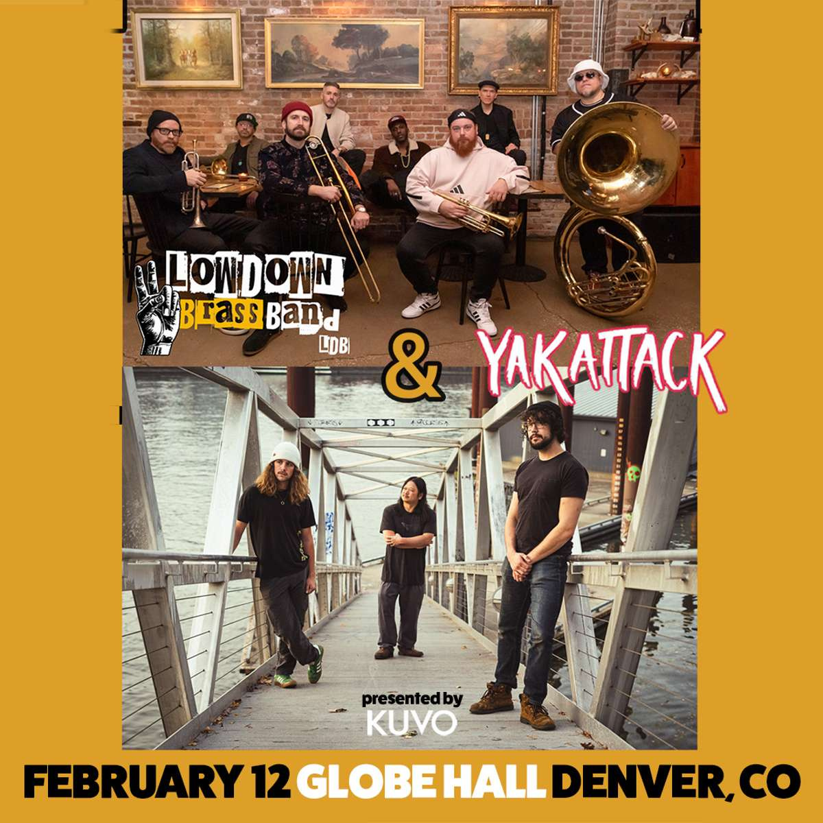 LowDown Brass Band & Yak Attack