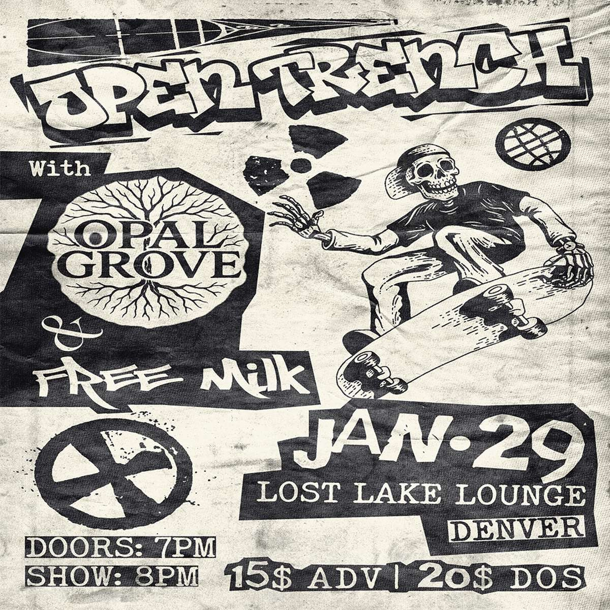 Open Trench w/ Opal Grove + Free Milk