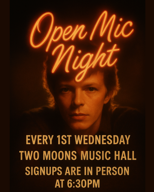 OPEN MIC HOSTED BY JAKE NEIDERHAUSER
