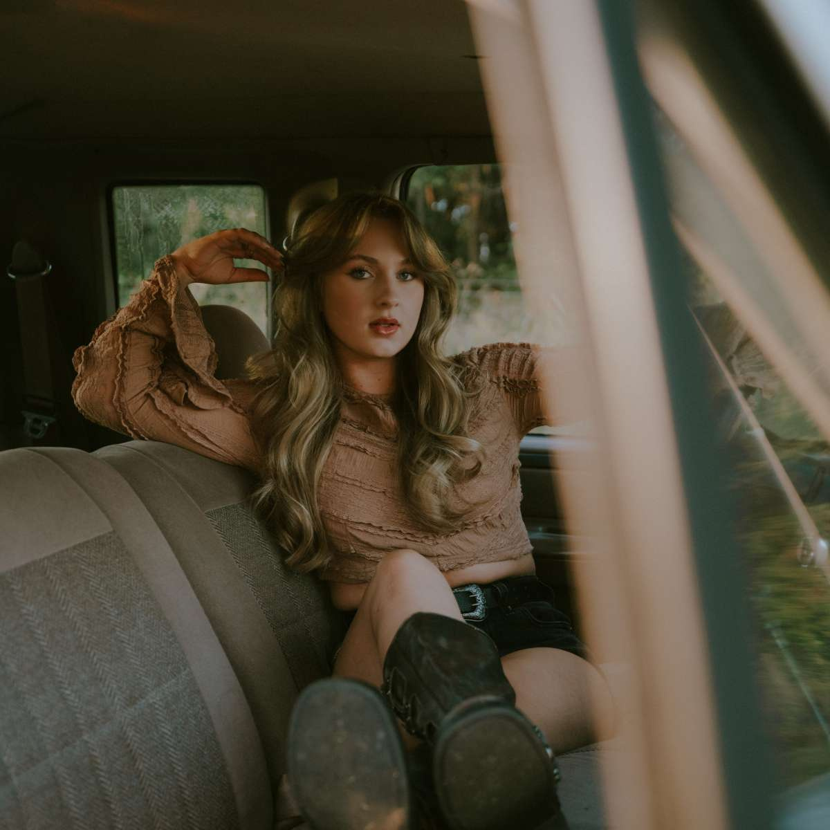 Ashley Kutcher w/ Bellah Mae