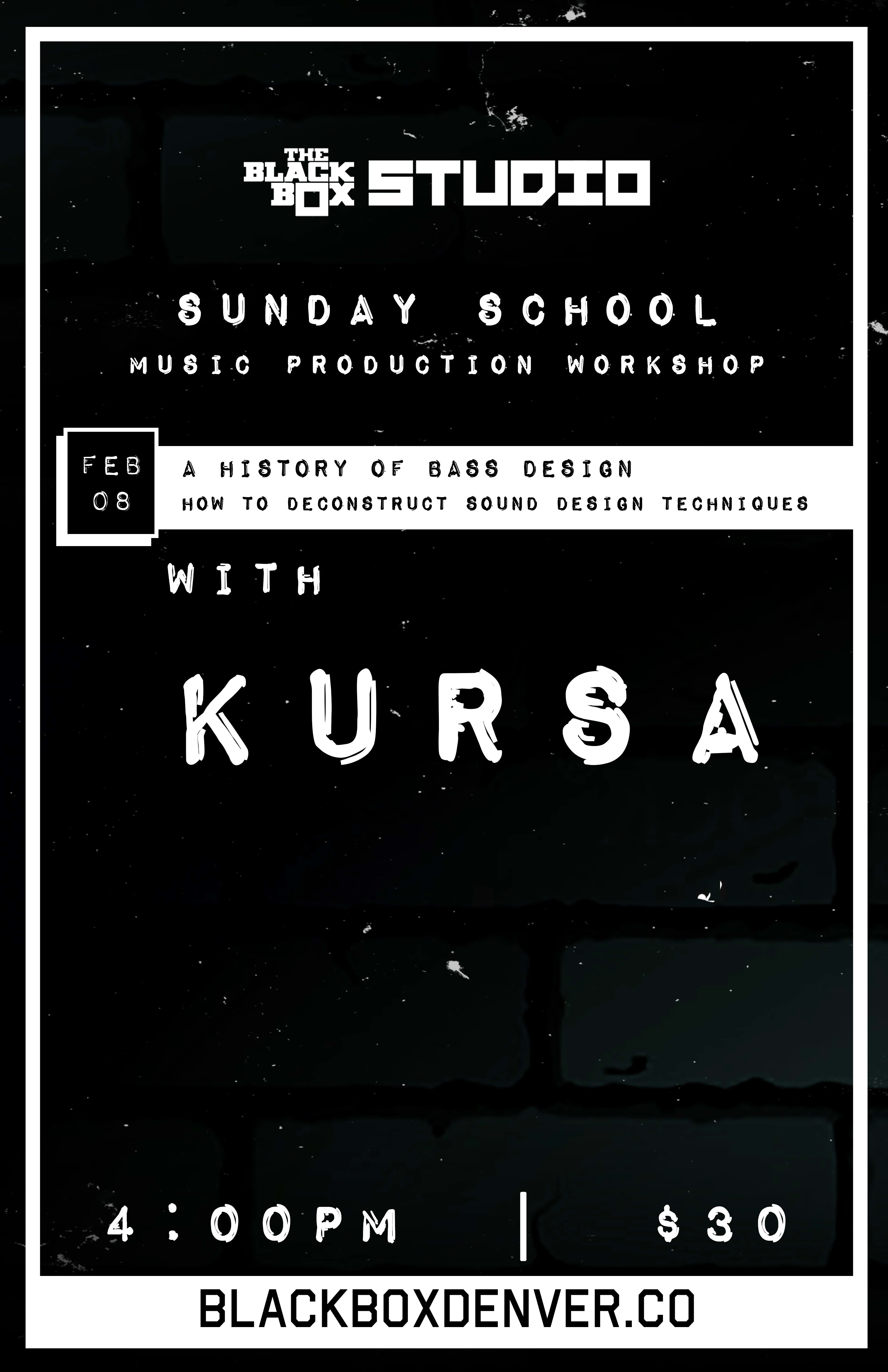 Sunday School: Kursa - A History of Bass Design