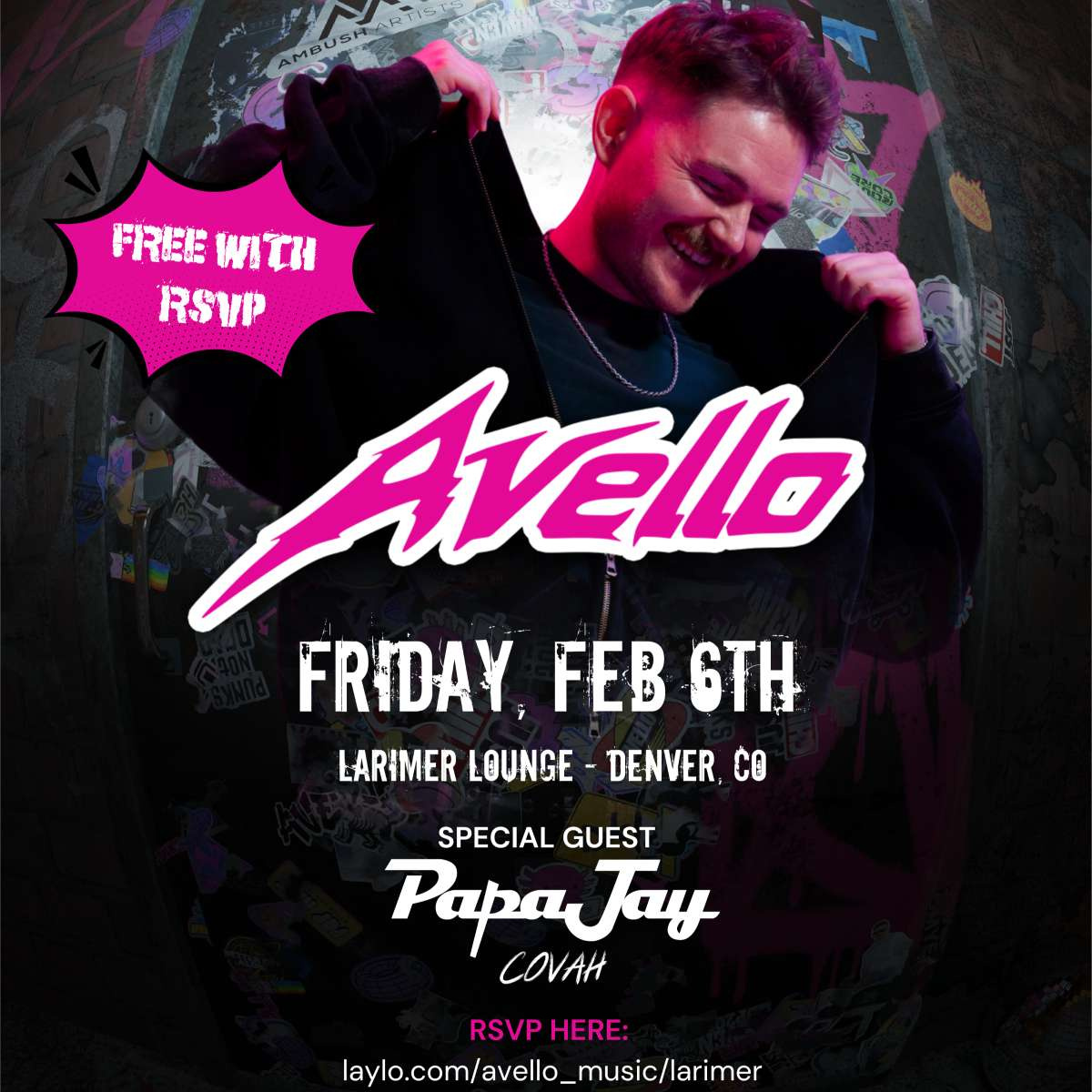 AVELLO Pop Up w/ PapaJay + Covah