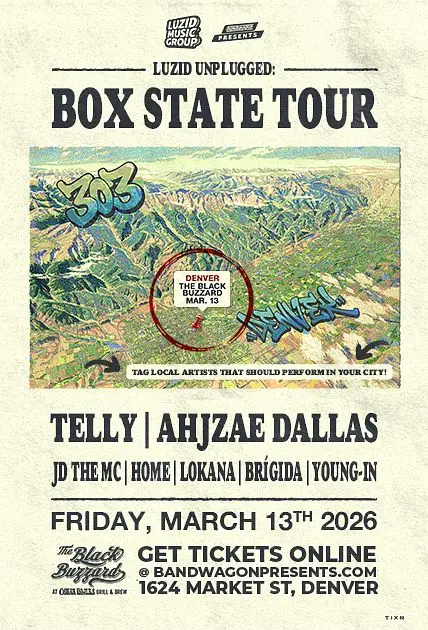 The Box State Tour: Telly, Ahjzae Dallas, JD the M.C., Home, Lokana, Brígida, Young-In