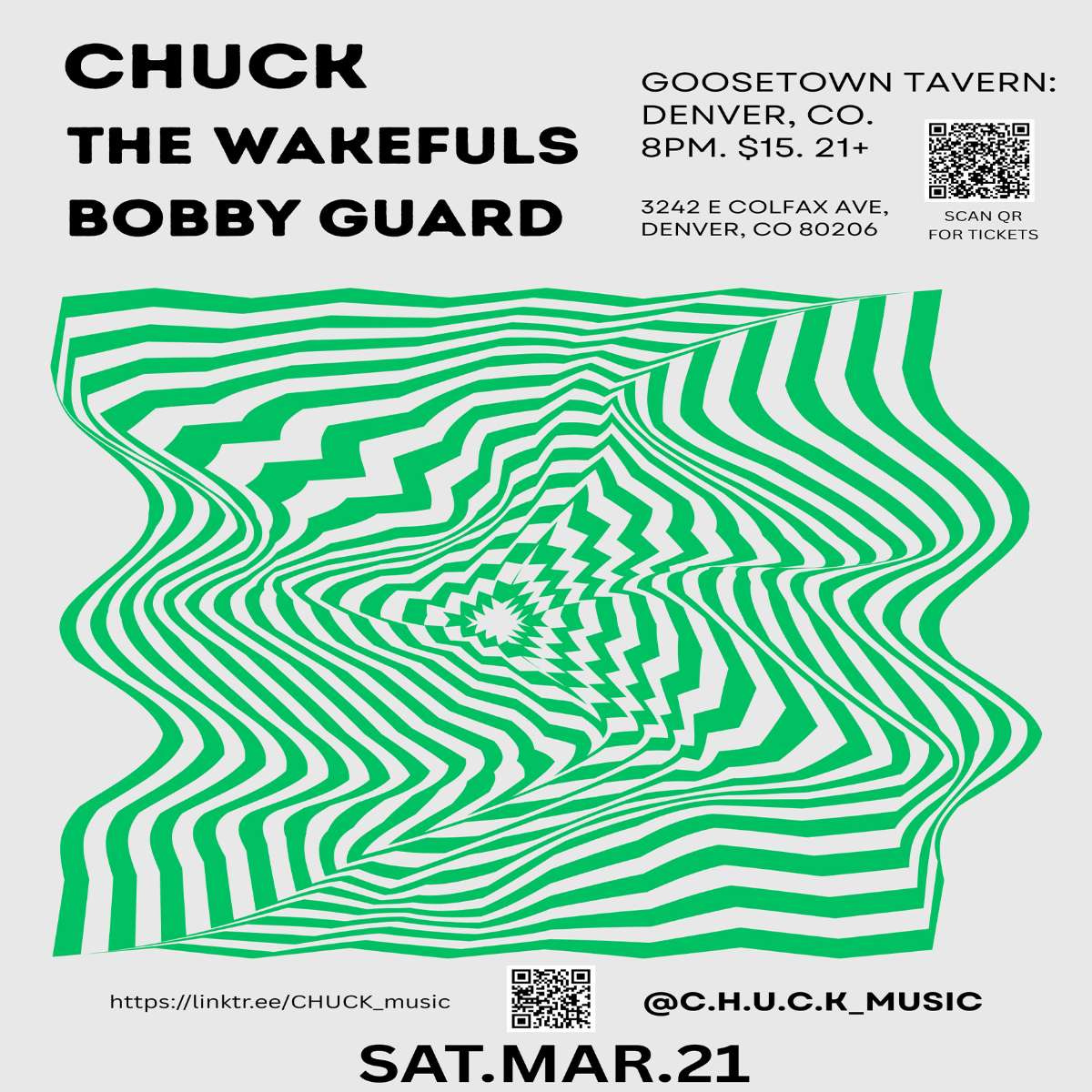 CHUCK w/ The Wakefuls + Bobby Guard