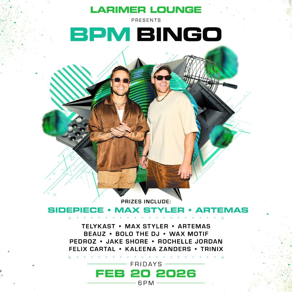 BPM BINGO – Sidepiece Edition!