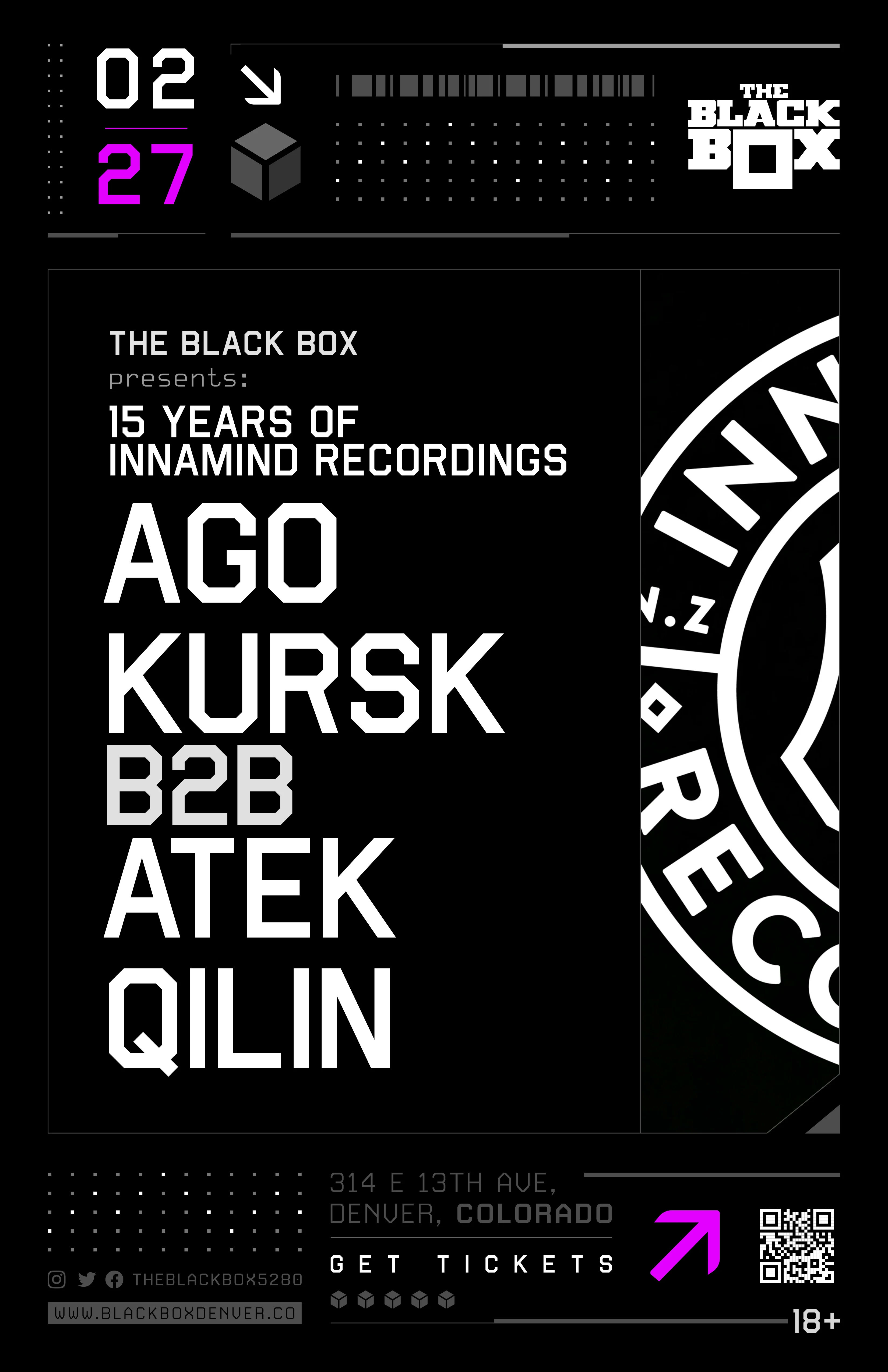 15 Years of Innamind Recordings: Ago, Kursk B2B Atek, Qilin