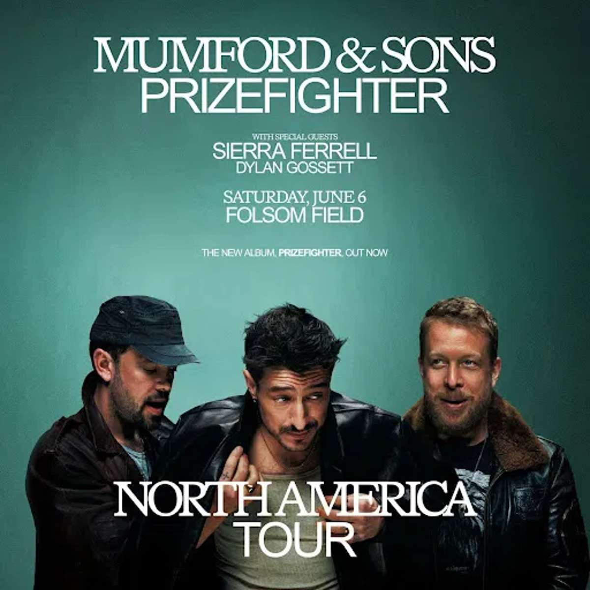 Mumford & Sons Folsom Field Bus Pickup Spot (FREE EVENT)