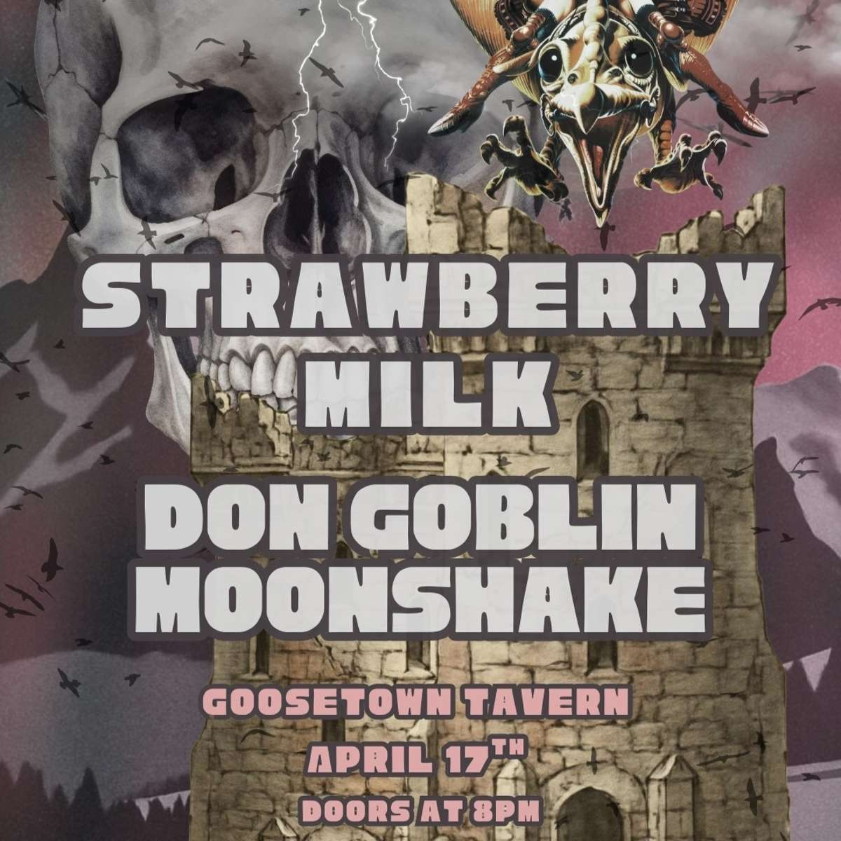 Strawberry Milk w/ Don Goblin + Moonshake