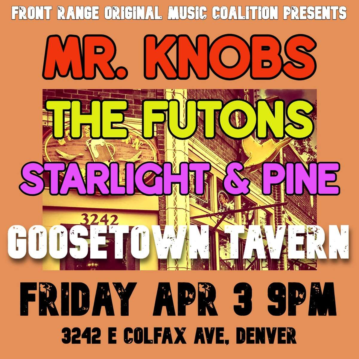 Mr. Knobs w/ The Futons + Starlight & Pine