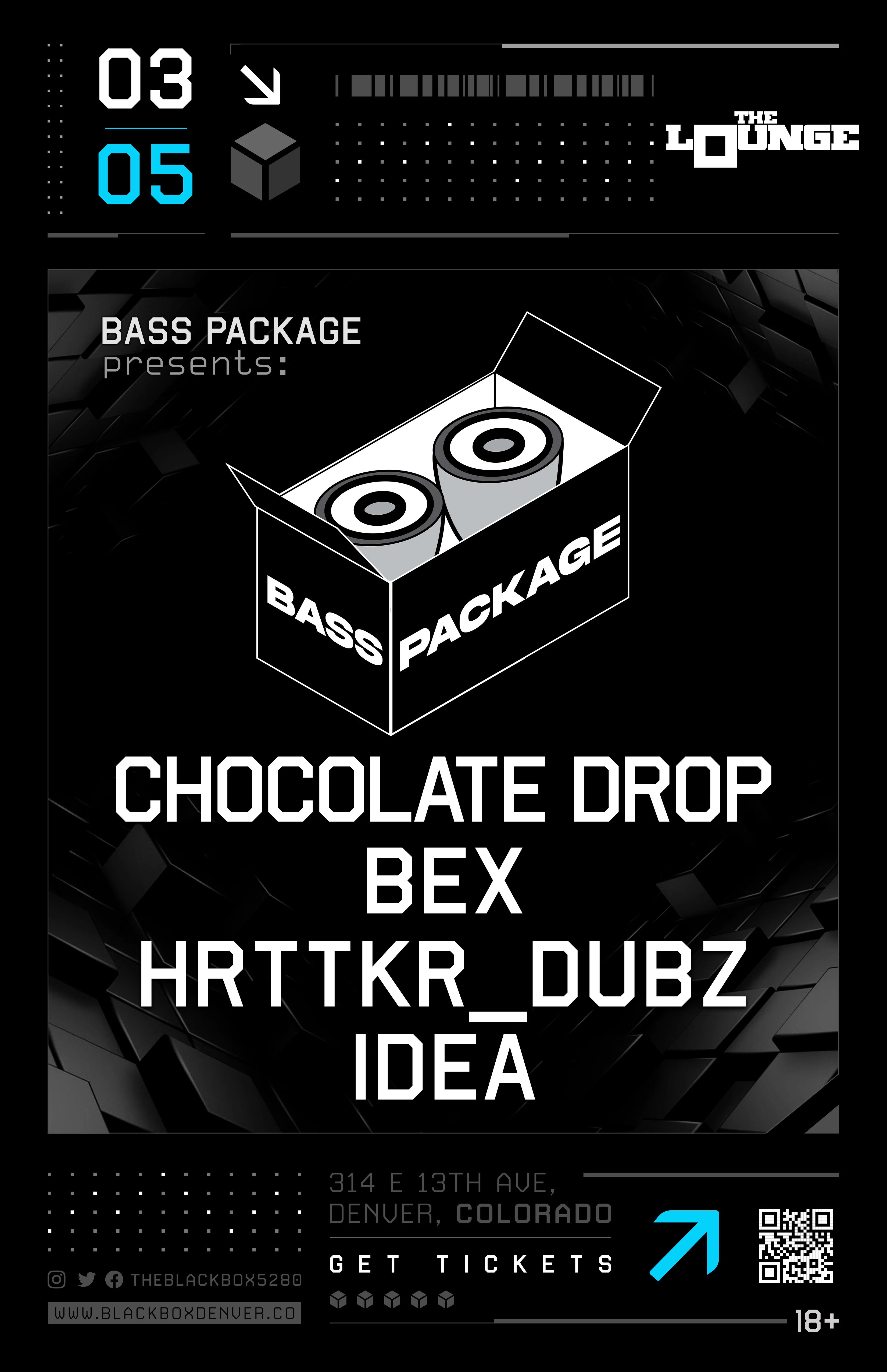Bass Package: Chocolate Drop, Bex, Hrttkr_Dubz, Idea