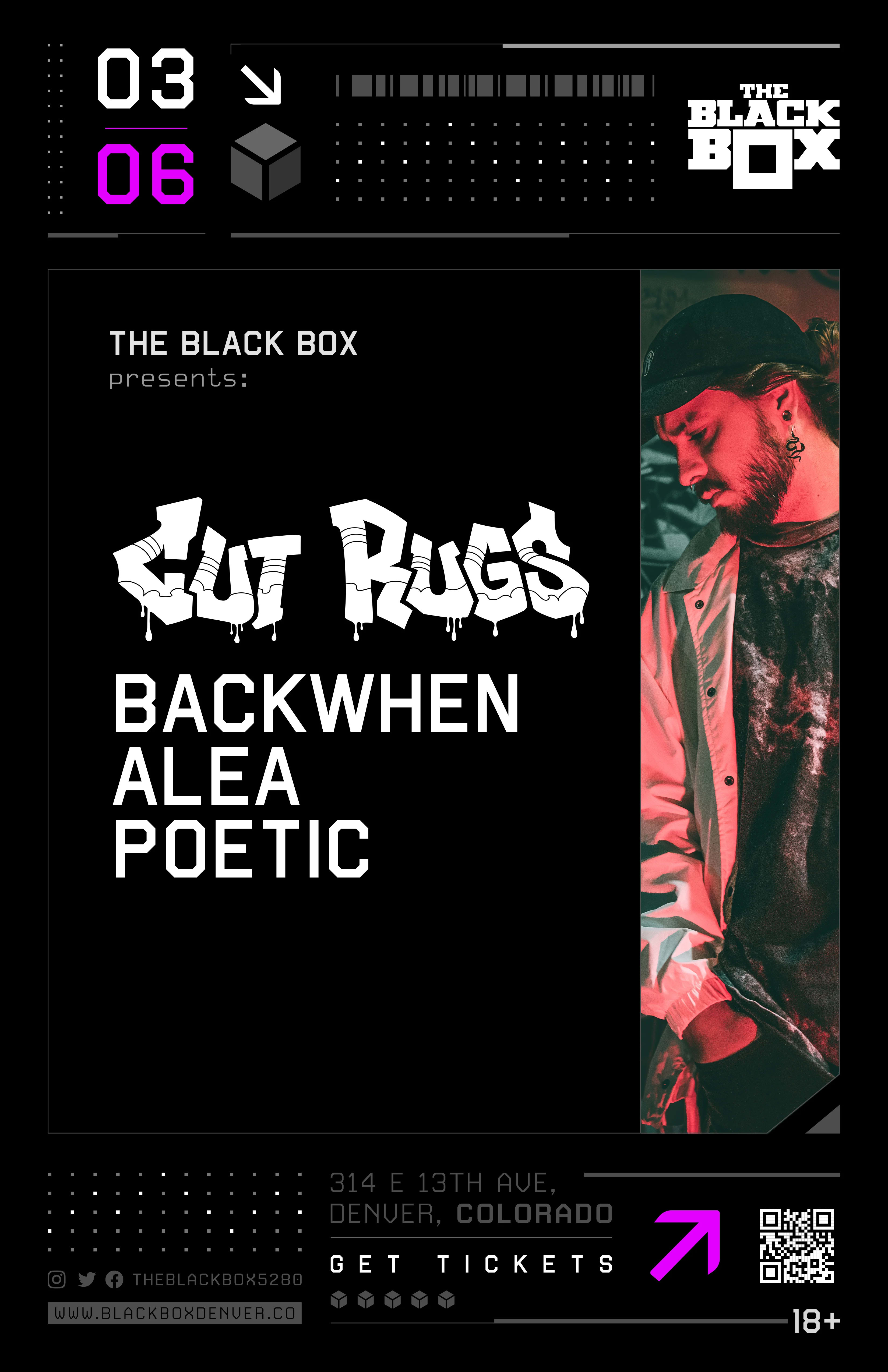 Cut Rugs w/ Backwhen, Alea, Poetic
