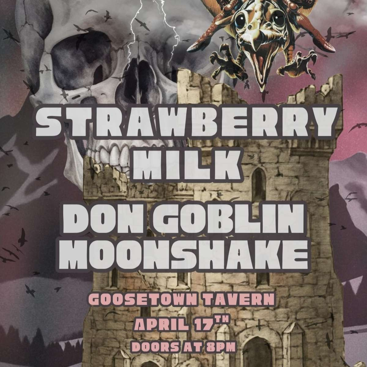 Strawberry Milk w/ Don Goblin + Moonshake