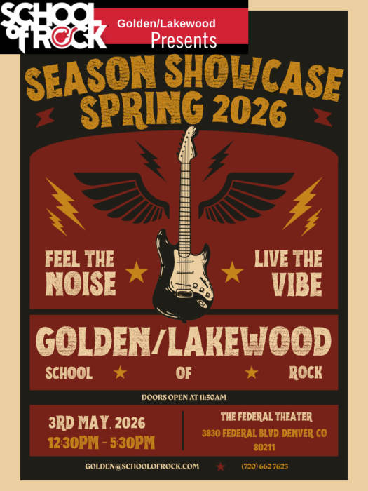 School of Rock Golden/Lakewood Presents: Season Showcase Spring 2026