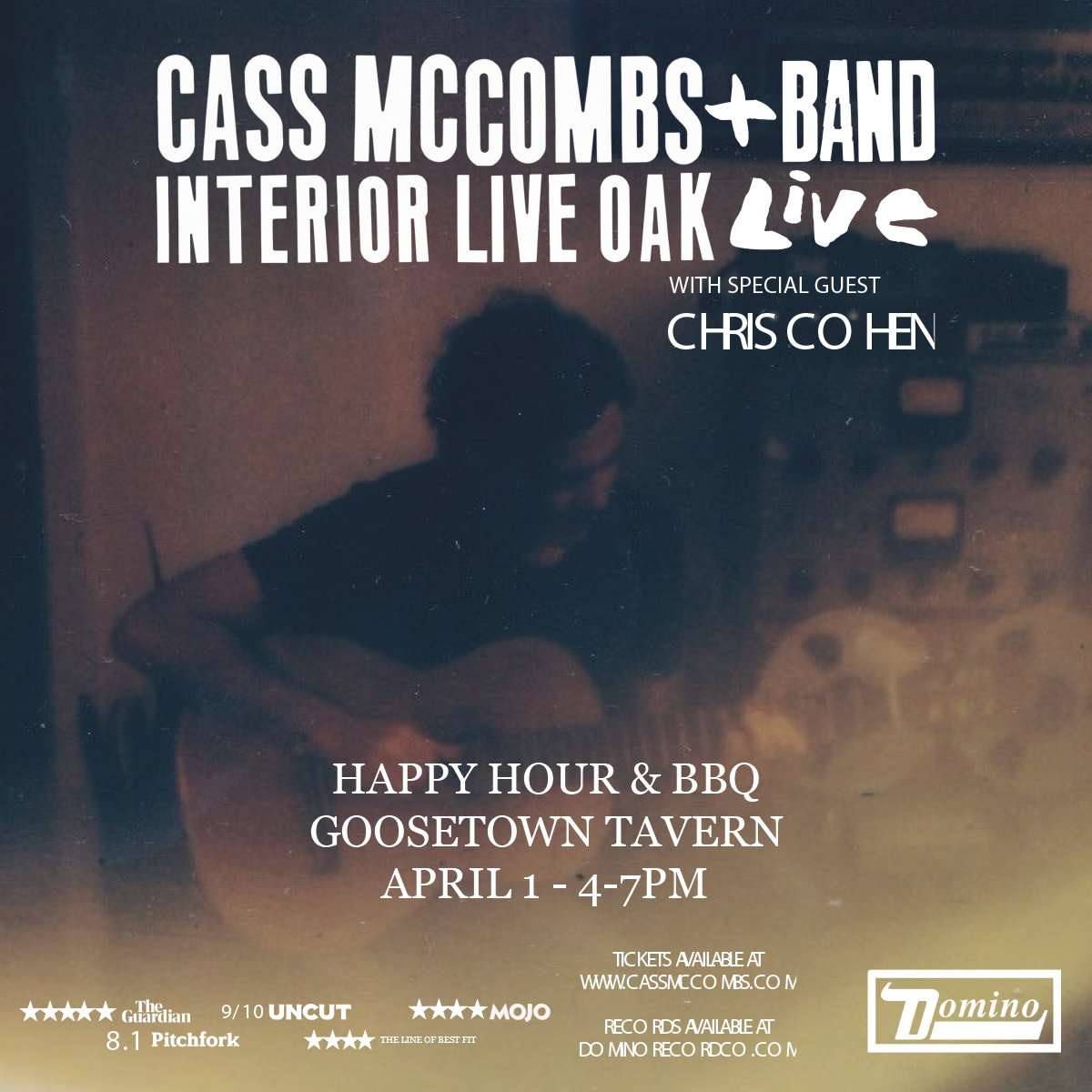 Cass McCombs Happy Hour & BBQ (4-7PM)